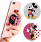 (3 Pack) Multifunction Cell Phone Stand - Finger Holder and Grip Pink Heart, Foldable Phone Kickstand Mount for
