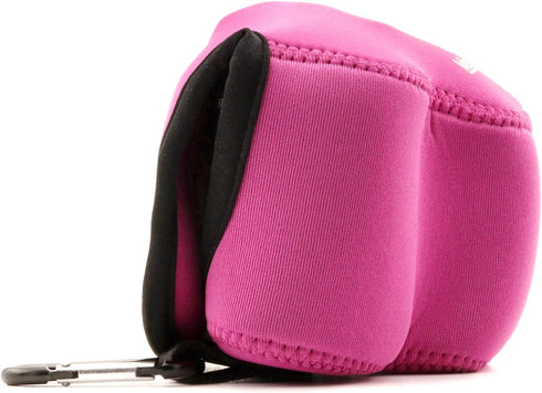 MegaGear MG064 Ultra Light Neoprene Camera Case - Hot Pink, Compatible with Sony Alpha A6400, A6500, A6300, A6000