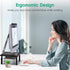 Monitor Stand Risers for 2 Monitors - 3 Height Adjustable Monitor Stand with Pen Holder, Dual Monitor Riser for Office,