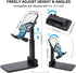 FekiLoot Bluefin Tuna Cell Phone Stand for Desk Foldable Adjustable Mobile Phone Holder Portable Desktop Stand
