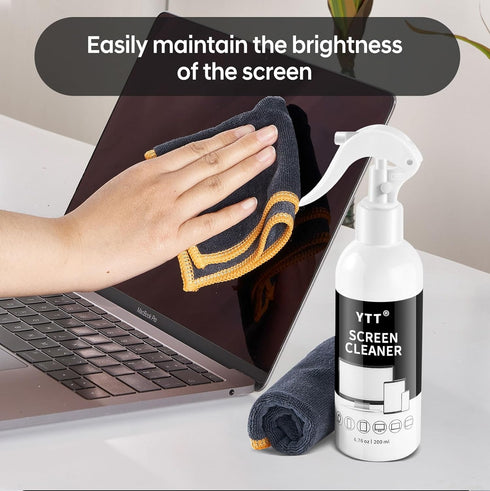 Screen Cleaner Spray – Large Bottle, Computer Screen Cleaner Kit with Microfiber Cloth for LCD, LED, OLED TV,
