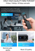 JUSTSTONE 128GB MP3 Digital Voice Recorder with Playback, Ai Noise Reduction, Voice Activated Recording, Password