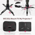 Projector Mount - Wall or Ceiling Projection Mount Bracket with Adjustable Height and Extendable Arms for Home and
