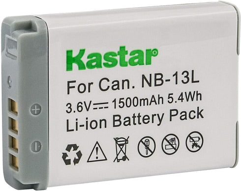 Kastar 1-Pack Battery and AC Wall Charger Replacement for Canon PowerShot SX720 HS, PowerShot SX730 HS, PowerShot SX740 HS, G1 X Mark III, PowerShot G5 X, PowerShot G5 X II, PowerShot G7 X Cameras