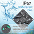 GDSTIME 120mm x 38mm 12V DC Waterproof IP67 Fan, High CFM Dual Ball Bearing 2Pin for DIY Cooling Ventilation Exhaust