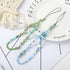 Taouzi 6PCS Beaded Phone Lanyard, Fruit Star Pearl Rainbow Color Phone Charm Strap for Women Girls