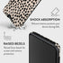 BURGA Phone Case for Samsung Galaxy S20 Ultra, Hybrid Hard Shell + Silicone, Black Polka Dots Pattern