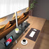 suptek Dual Monitor Laptop Stand Riser, Adjustable Length and Angle, Office Desktop Organizer for 2 Monitors (MST023)