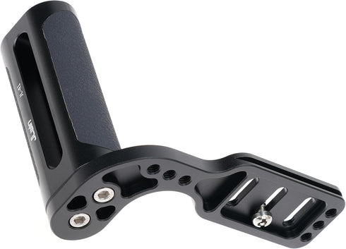 JLWIN 2nd 1/4"-20 Universal Camera L-Type Bracket Holder with Side Handle Grip, Quick Release Grip for DSLR/Mirrorless