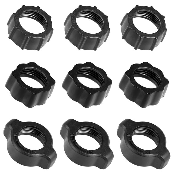 Skrfren 9 Pack 17mm Ball-Adapter Fixed Adapter, Phone Holder Tightening Nut Replacement Head