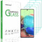 beukei Tempered Glass Screen Protector (4 Pack) for Samsung Galaxy A71/A72/A73 (6.7", 4G/5G), Touch Sensitive, Case