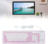 Foldable Silicone Keyboard, 103 Keys Wired Bluetooth Waterproof Rollup Keyboard for PC Notebook Laptop