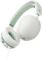Skullcandy Grom Over-Ear Wired Headphones for Kids, Bone Seafoam, Volume-Limiting, Microphone