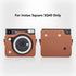 Protective Case for Fujifilm Instax Square SQ40 Instant Camera - Vintage PU Leather Camera bag with Adjustable Shoulder Strap - Classic Brown
