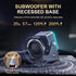 Strackvial 5-in-1 5000mAh 360Rotation, 5.3, Bluetooth Speaker with Wireless Induction & Phone Holder, Battery, RGB