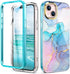 Stylish Full Body Shockproof Protective Rugged TPU Case for iPhone 15, Lightweight for Women/Girls