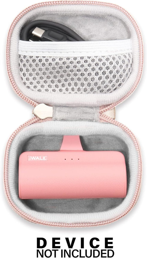 CaseSack Mini Charger Case compatible with iWALK Small USB-C Portable Charger, Anker Nano, JEJILL, LanLuk, Charmast,