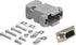 CompuCablePlusUSA Best High Density DB15 Connector Female Solder Cup DIY Kit for Assembling HD DB15 Cable