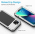 Lanhiem Heavy Duty Metal Case for iPhone 13, Shockproof Tough Rugged Cover with Built-in Glass Screen Protector, 360