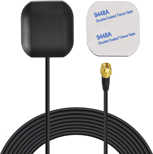 BINGFU Vehicle Waterproof Active GPS Navigation Antenna with SMA Male Connector for Car