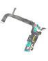 USB Dock Charging Port Flex Cable PCB Board Replacement for Apple iPhone 13 Pro Max (Black)