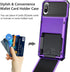 Vofolen Case for iPhone Xs Max, Wallet ID Slot, Credit Card Holder, Scratch Resistant Dual Layer Protective Cover