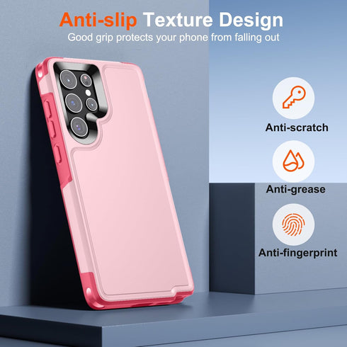 for Samsung Galaxy S22 Ultra Case, 12 FT Military Grade Drop Protection, Dual Layer Heavy Duty Cover