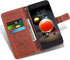 Phone Case for LG Aristo 2 3 Plus/Rebel 4 LTE/Tribute Empire Dynasty/Zone 4 with Tempered Glass Protector - Brown