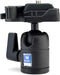 Benro Compact Single-Action Ball Head Lightweight Aluminum Design with Arca-Compatible Quick Release Plate,