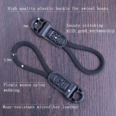 Camera Binoculars Utility Loop Connector for DSLR SLR Mirrorless Cameras Binocular Strong String System Connectors