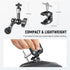 NEEWER 6"/15cm Adjustable Magic Arm with Super Clamp, 1/4" & 3/8" Threads for Flash/LED Light/Microphone/Monitor
