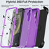 Heavy Duty Shockproof Drop Protection Case for Samsung Galaxy S24 with Belt Clip Holster & Kickstand, Built-in Screen
