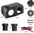 Tent Type Panel 12V USB Outlet Lighted Cigarette Lighter Socket, PD3.0 & QC3.0 Car USB Port Charger with LED Voltmeter