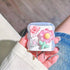 Kawaii Flower Cable Protector Cover for iPhone Charger Lightning, 3D Floral Cartoon Design, Pink for iPhone X 12 13 14