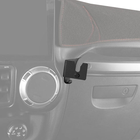 Hooke Road Wrangler Walkie Talkie Mount Bracket CB Radio Holder Compatible with Jeep JK Wrangler & Unlimited 11-18 by Hooke Road