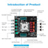 TDA7498E Bluetooth Amplifier Board - 160W×2+220W Subwoofer, 2.1 Channel Audio Receiver Power Amplifier Module with