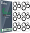 Ferilinso 6 Pack Camera Lens Protector for iPhone 16 Pro Max/iPhone 16 Pro, Tempered Glass