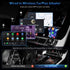iGENJUN 2026 Wireless CarPlay Adapter Upgrade Mini Design, USB/USB-C Plug & Play Converts CarPlay to Wireless - Easy