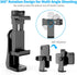 Owine Universal Dual Cell Phone Tripod Mount Adapter - Premium Smartphone Clamp for All Smartphones