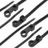 Zip Ties with Screw Hole, 150 Pcs, 6 inch 48 lbs Electrical Cable Ties Straps, Heavy Duty Nylon Zip Tie (Black)
