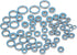 Phefop 55PCS 1/10 RC Car Bearings, Steel Sealed RC Ball Bearings Kit Remote Control Replace Parts for Remote Control