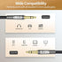 3.5mm AUX Cable 10 Ft/2 Pack, Hi-Fi Sound Zinc Alloy Case, Auxiliary Stereo Audio Cable for Headphones, Speakers