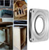 Heavy Duty Rotating Bearing Turntable for Furniture, 360 Degrees Rotation Round Plate (72mm)