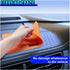Craedli 11.81"5.94" Car Dashboard Anti-Slip Mat, Waterproof PVC Phone Gripping Tray, Multifunctional Auto Dash Sticky