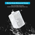 Passive Outdoor Speakers Wired Waterproof - 3.5 Inch 3 Way 200W Surface Marine & Wall Mount Speakers (White)