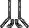 Soundbar Mount Bracket for Most Sound Bars Up to 20 Lbs, Adjustable Extension Plates and L-Shaped Hooks