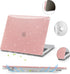 Anban Compatible with MacBook Pro 13 inch Case M2 2025-2016, Plastic Hard Shell + Keyboard Cover, Shiny Rose Gold