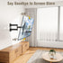 Mounting Dream TV Wall Mount - Swivel and Tilt for Most 26-55 Inch TVs, Full Motion Bracket, MD2377