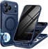 BERFY for iPhone 17 Pro Case, Compatible with MagSafe, Built-in Privacy Screen Protector,