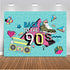 Art Studio 90's Theme Music Party Photography Backdrops, Colorful Graffiti Style Photo Booth Props, Vinyl 5x3ft
